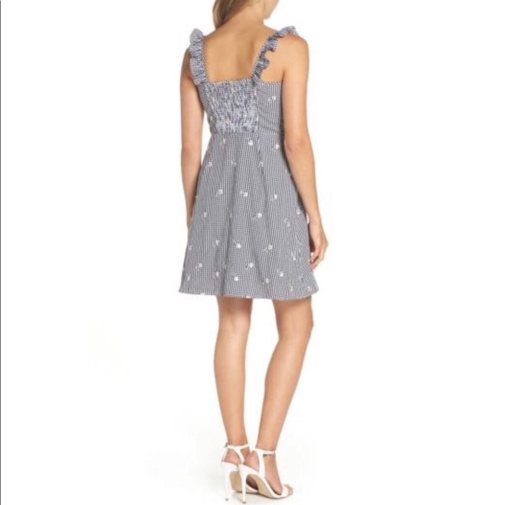 Heartloom Jilly A-Line Cotton Gingham Dress Med - Picture 4 of 8